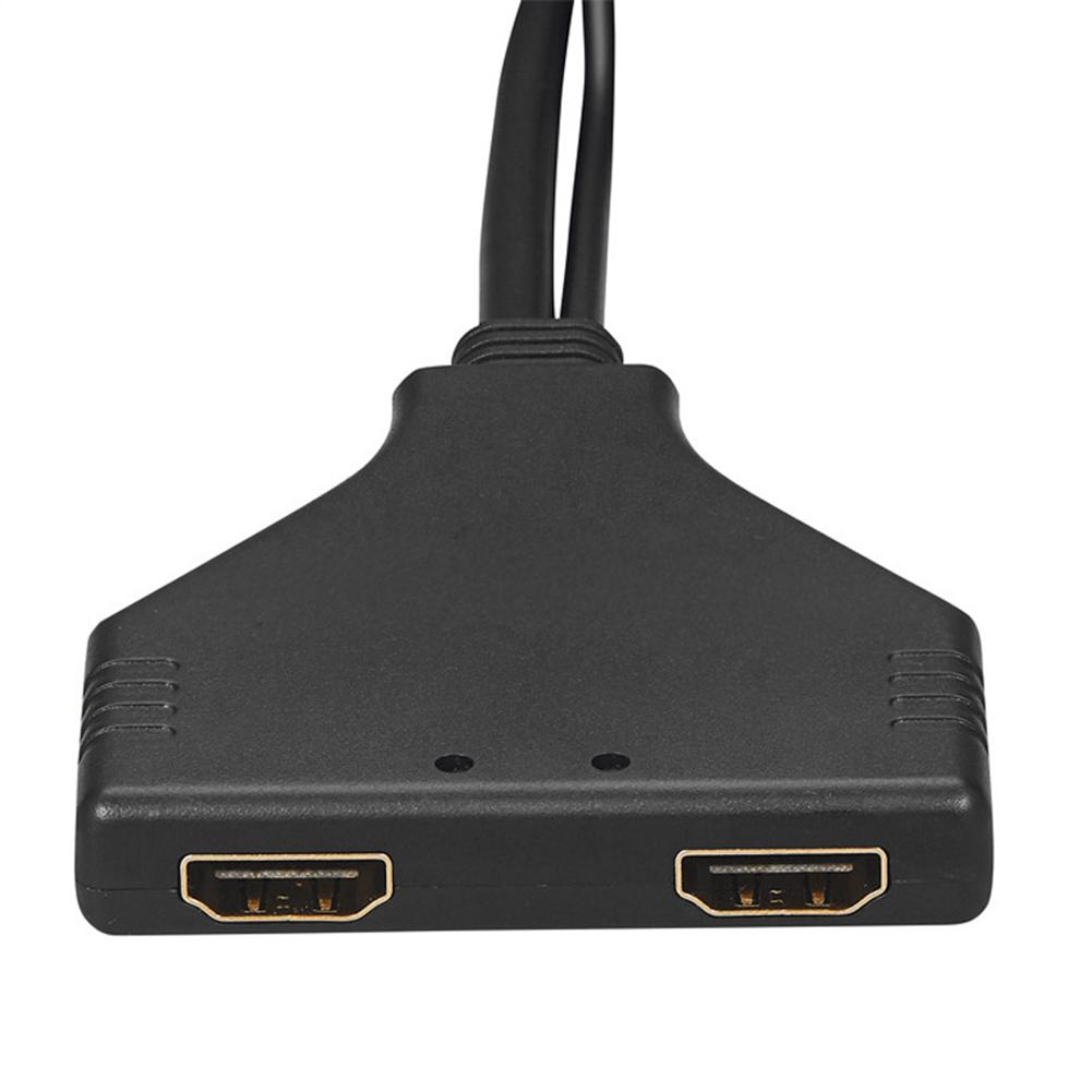 Neue DVI Zu 2 HDMI Splitter Kabel Männlich Zu Weiblich Adapter Unterstützung Für 480i 480p 720p 1080i 1080p HD Anschlüsse DVI HDMI Konverter