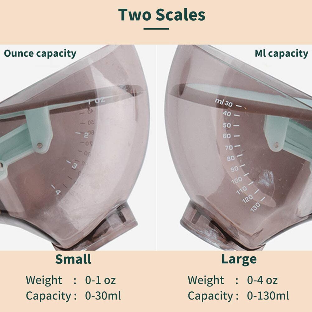 1/2PCS Adjustable Measuring Spoons Kitchen Tool Plastic Scale Measuring Spoons Set