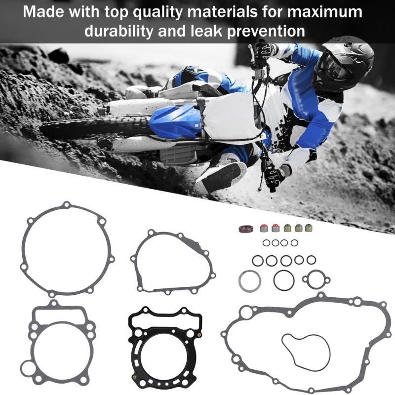 1 Set Motorcycle Complete Gasket Kit Top Bottom End Engine for Yamaha YZ250F 01-13 1321050035 Motorcycle Gasket Kit