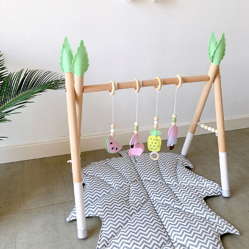 Baby Fitness Rack Nursery Sensory Ring-pull Toy Infant Room Toddler Room Decor