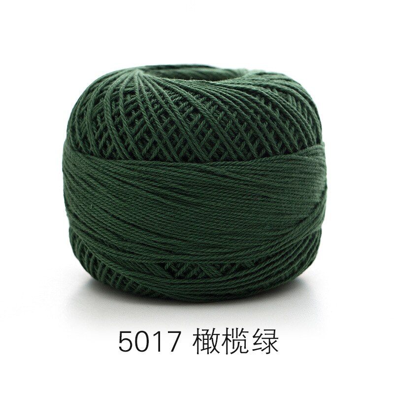 Ruyi No. 5 Lace Summer DIY Hand Knitted Crochet Mercerized Pure Cotton Yarn Knitted Yarn: 5017