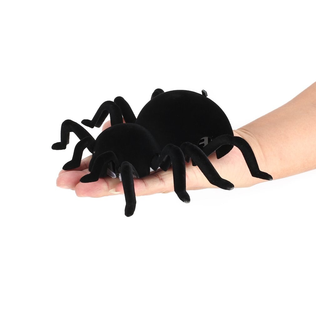 Infrared Remote Control Wall Climbing Realistic Spider RC Prank Insect Joke Scary Trick Toy Halloween Party RC Spider Toys