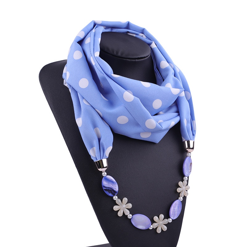 Collier Foulard bohème styel | Pendentif, collier écharpe pour femmes, style bohème, Foulard, accessoires Hijab magasins,
