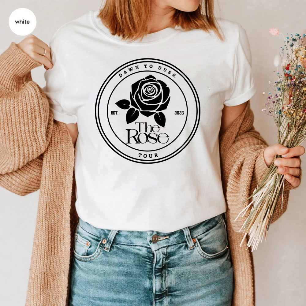 The Rose Kpop T-shirt The Rose Back To Me Shirt Korean Group Inspired Women/men Short Sleeve Tees Kim Woo-sung Jaehyeong Merch