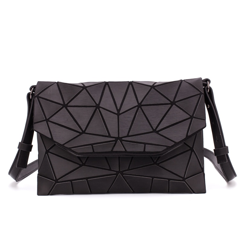 Matte Shoulder Bags Women Evening Party Bag Geometry Messenger Bag Clutch For Girls Casual Female Luminous Handbag