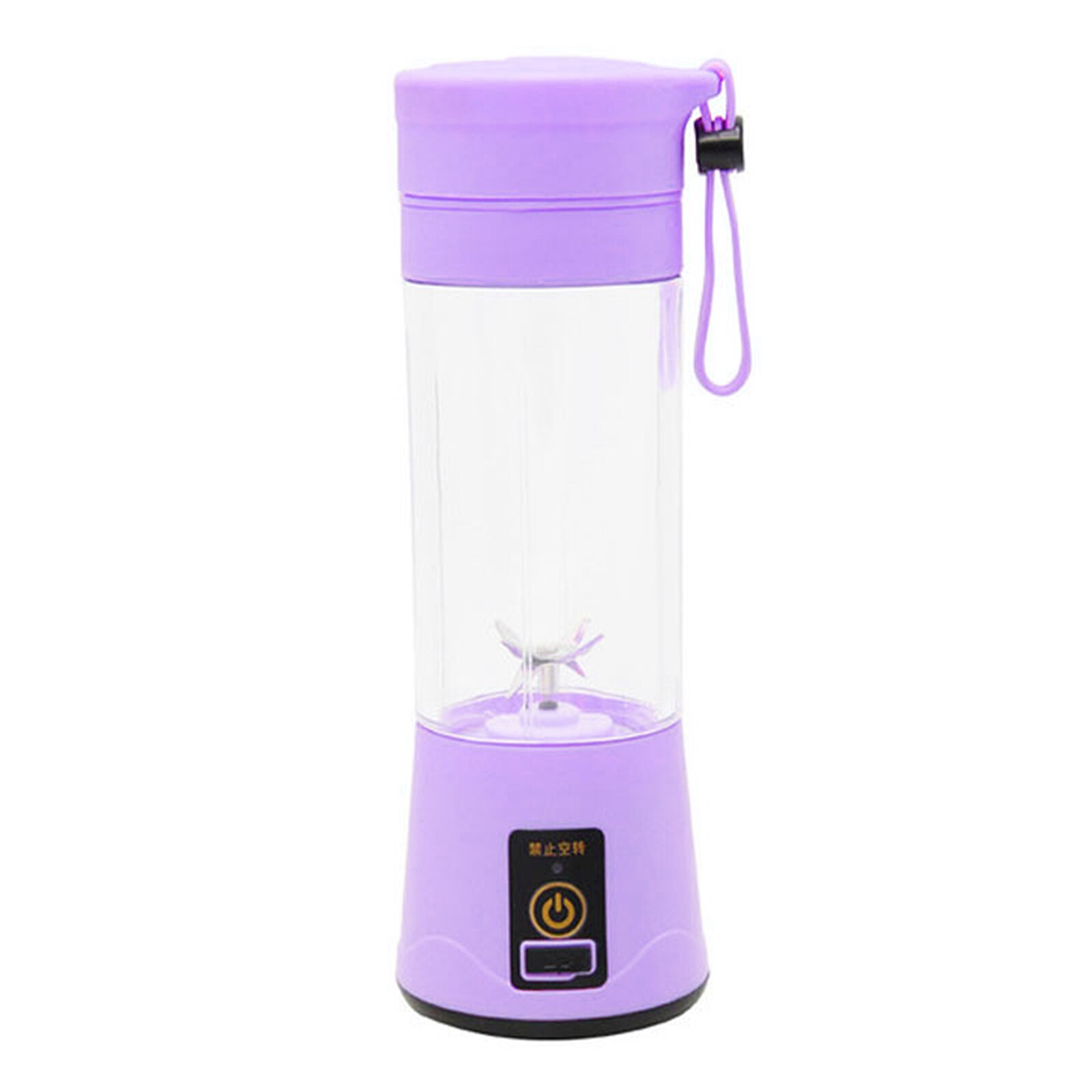 380ml Mini Juicer Machine Usb Electric Portable Blender Smoothie Maker Juice Orange Fruit Mixer Cup For Kitchen Food Processor: Purple