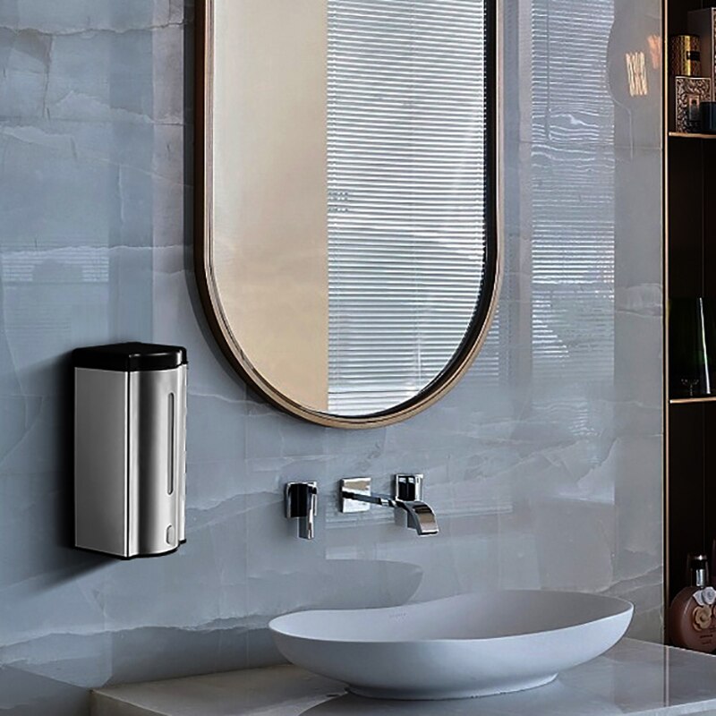 Stainless Steel Automatic Sensor Soap Dispenser Touchless Wall-mounted Drip Soap Dispenser Home Bathroom Accessories