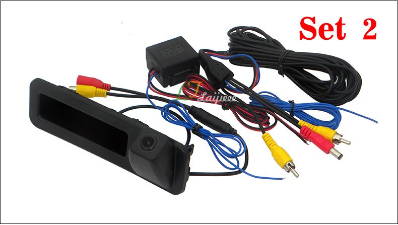 For BMW 1 Series F40 F52 / 3 Series G20 / X1 F48 After Reverse Camera / Car Trunk Handle Rear View Backup Parking Camera: Set 2