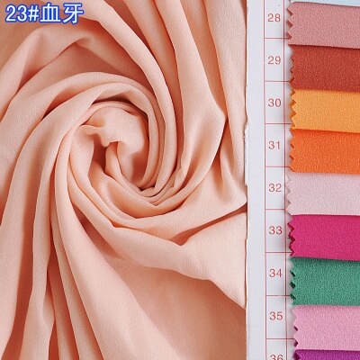 55 farben Chiffon stoff weich hängt auch nicht transparent für kleid futter tuch trouses Material 100d hochzeit diy näHenne: Orange