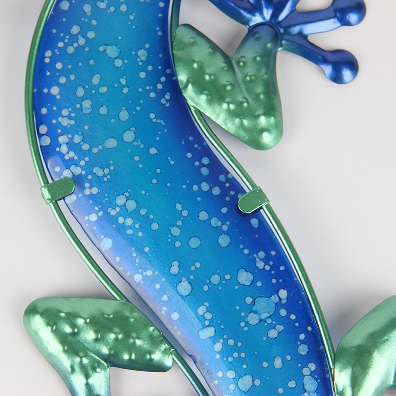 Gecko væg kunst til haven dekoration udendørs dyr statuer miniature tilbehør skulpturer til gården
