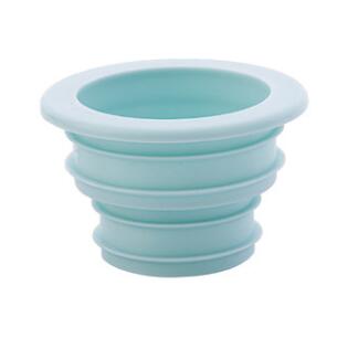 Siliconen Afvoerputje Cover Wasmachine Badkamer Keuken Pijplijn Riool Anti-Blocking Anti-Insect Deodorant Afdichting Ring: blue