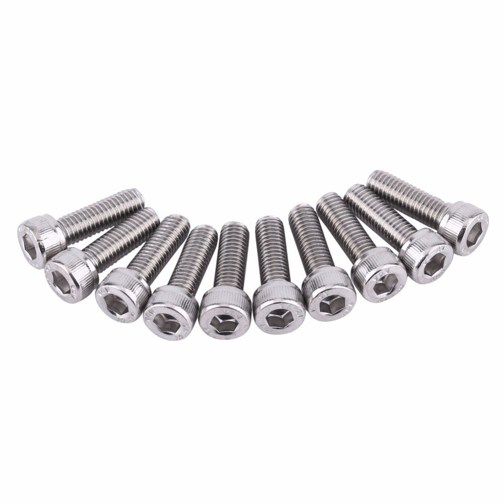 160pcs/set M5*8/18 Screws Bolts and Nuts Stainless Steel Hex Socke Screw Hex Nut Assortment Kit Fastener Hardware Cap Flat Head