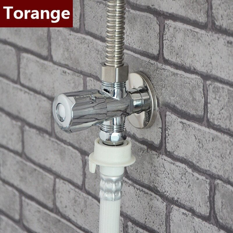 Brass triangle valve water stop valve 1/2IN 3/4IN Thread washing machine connector