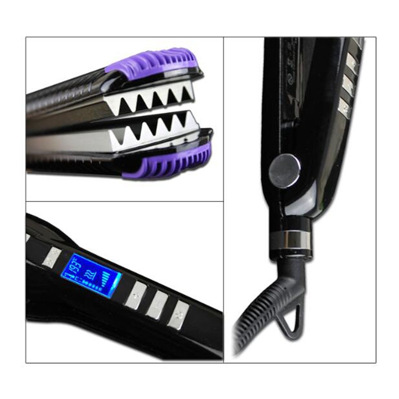 Hair Straightener Not hurt hair Corn plywood corn to be hair LCD display planchas hair iron styli