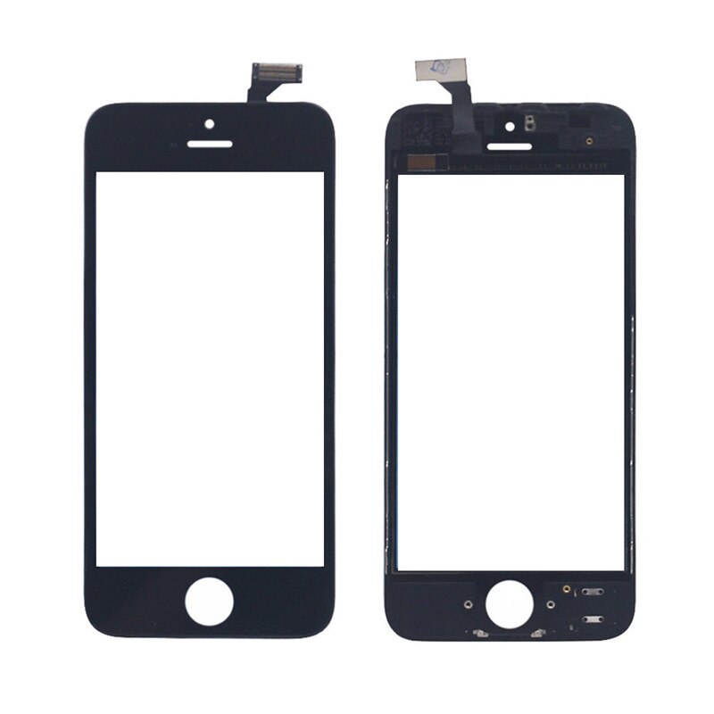 OCA Glue Touch Screen Digitizer Panel with Frame Front Touchscreen Glass sensor Lens For iphone 5 5G 5S 5C 6G 6S Screen Repair