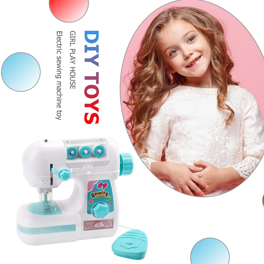 Baby Speelgoed Elektrische Naaimachine Pak Kinderen Leren Naai Kleding Diy Doen Huishoudelijk Speelgoed Te Ontwikkelen Kinderen Creativiteit