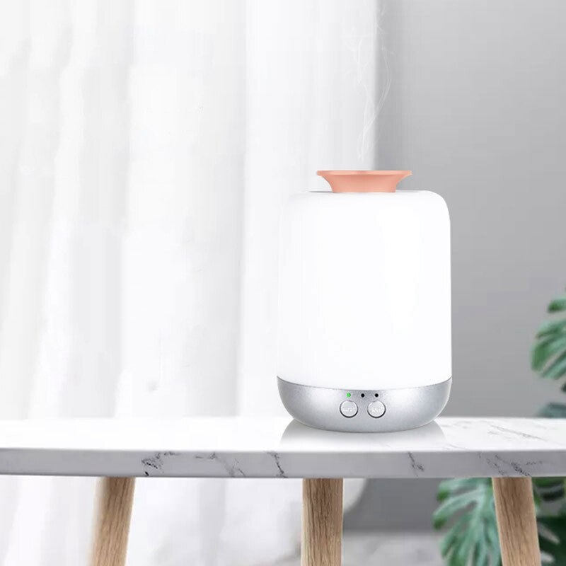 Diffuseur automatique de parfum et d'huile essentielle, à lumière chaude et constante, pour la maison