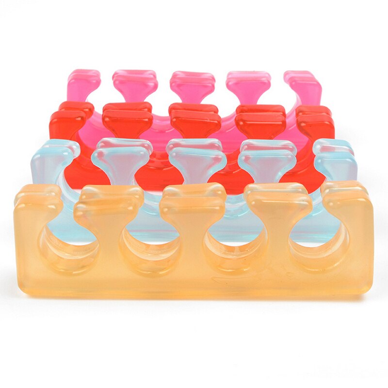 Addfavor tåseparator neglelak maling fingerholder hegn manicure anit-hallux valgus tåkorrektor pedicure fødder tå spacer
