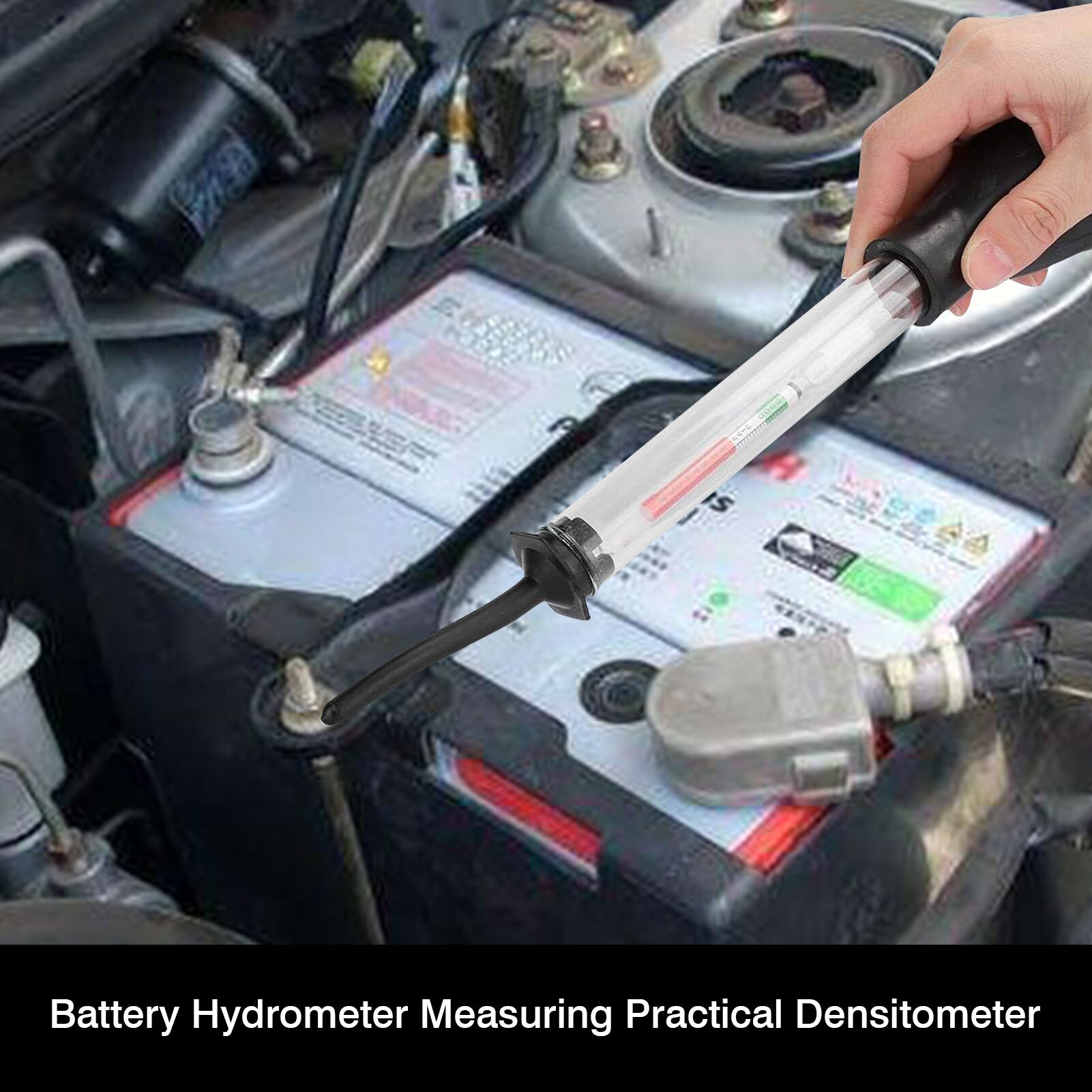 Medidor de densidad electrohidráulico, hidrómetro de batería de 1,10-1,30, se utiliza para medir el tamaño de las densidades electrohidráulicas