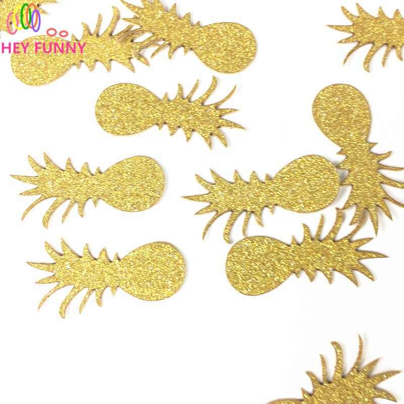 Ananas Confetti-Goud Ananassen-Luau Party confetti-zomer Party Confetti-Pool Party Confetti-Glitter party decor