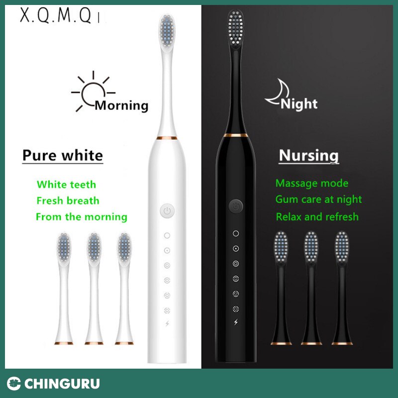 Sonic toothbrush x-3 sonic toothbrush electric toothbrush Electric Toothbrush Sonic Vibration 6 Files Adult Household