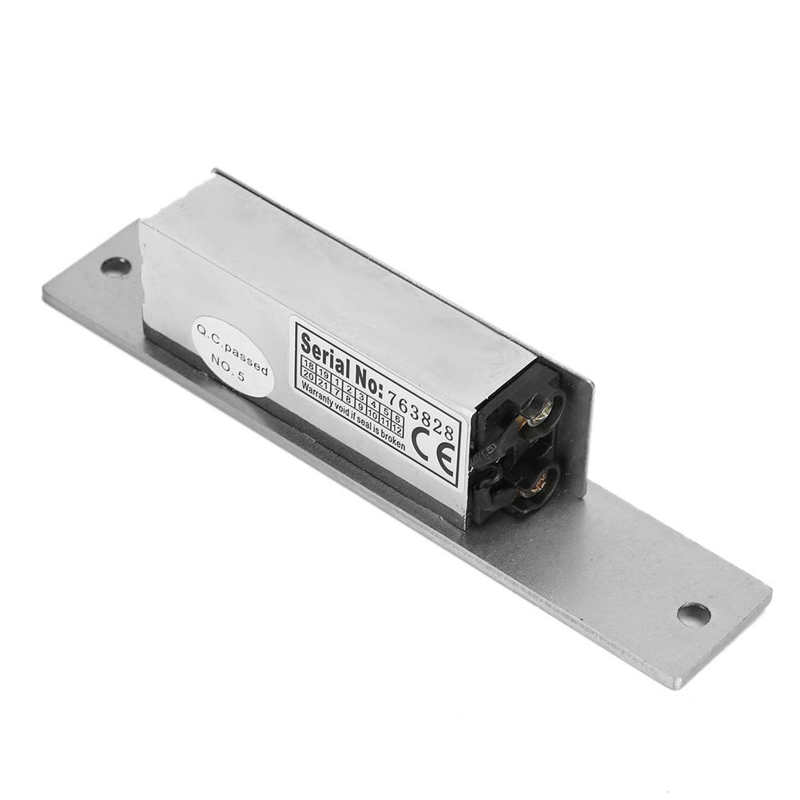 DC 12V Electric Cathode Lock 12V Electric Lock Security Door Lock for Home Community Wooden Door Banks