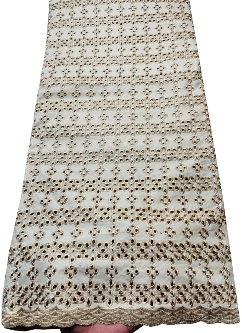 African Dry Polish Lace 2022 Fabrics Swiss Voile Lace In Switzerland Men Swiss Cotton Lace Fabric 5 Yards YLL3850: AS PIC7