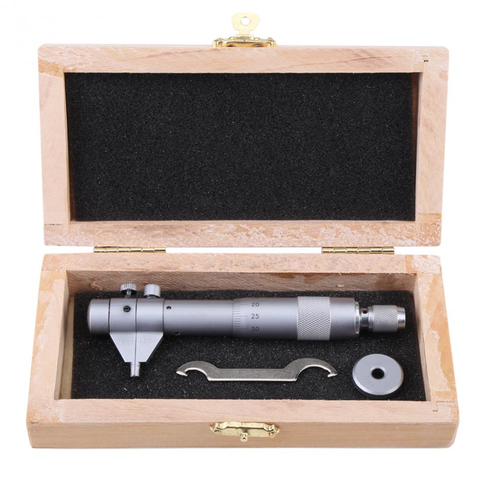 Mikrometer hul boring indvendig diameter måler måler 5-30mm område 0.01mm nøjagtighed mål skydelære måler