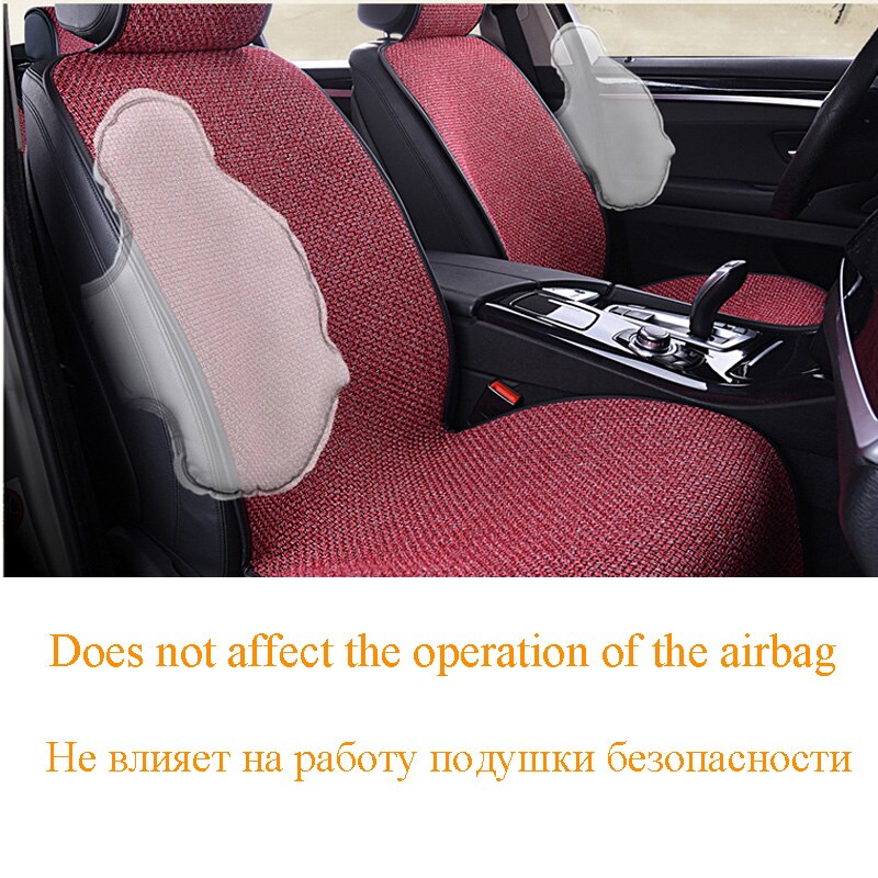 Autositzbezug aus leinen, atmungsaktiv, komfortabel, für sommer und herbst, universell einsetzbar, für den autoinnenraum, als umhang oder schal