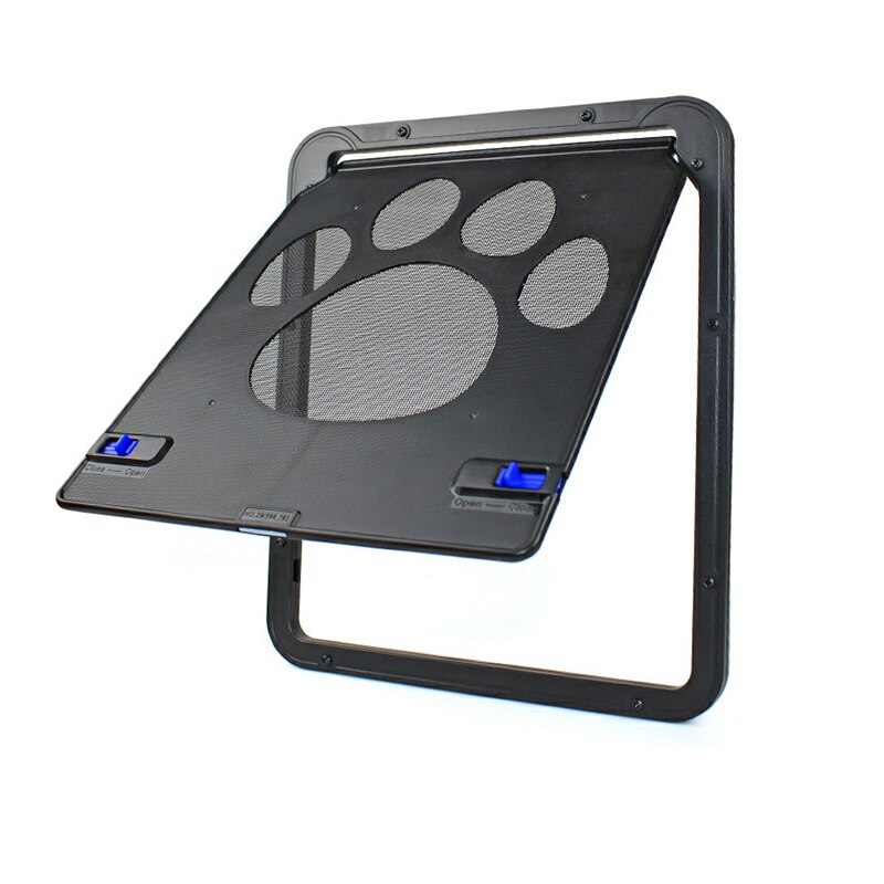 Pet Deur Hond Flappen Veilig Afsluitbare Outdoor Honden Katten Venster Gate Huis Deur En Raam Schermen Voer Vrij installeren Gat: M  37cm W X 42cm H