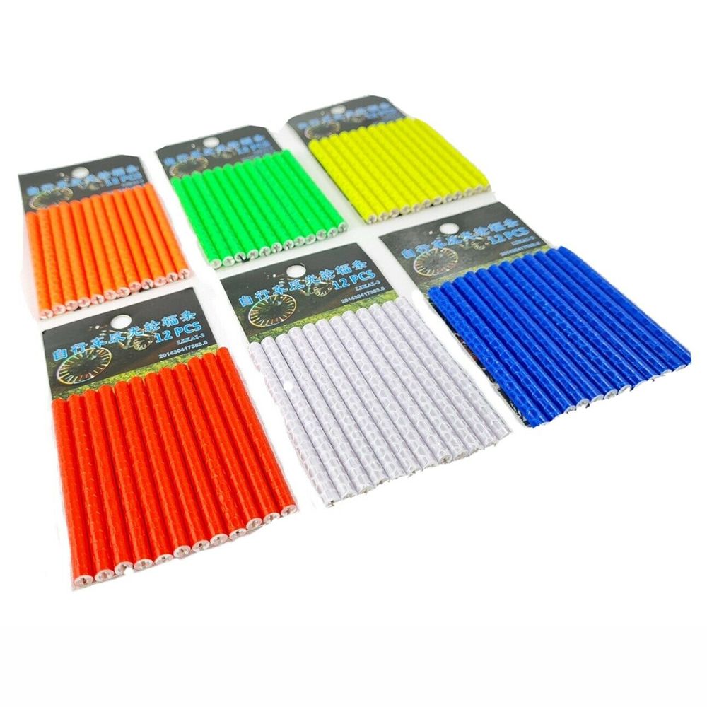 Fiets Accessoires Veiligheid Waarschuwingslampje Clip Buis Reflectoren Fiets Lichten Velg Spoke Reflecterende Buizen Clip Op