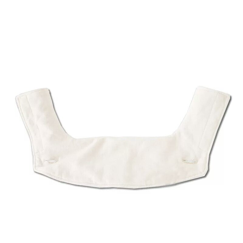 Coussinet de dentition pour bébé, en tissu à boucles 100% coton, ventouse de sécurité, sangles porte-serviettes dédié à la salive, 1 paire
