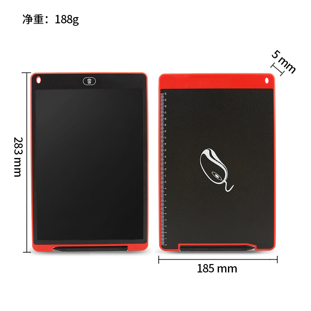 CHUYI 12 Inch LCD Writing Tablet Digital Handwriting Pad Electronic Drawing Tablet Bulletin Memo Board Kids Mini Art Notepads