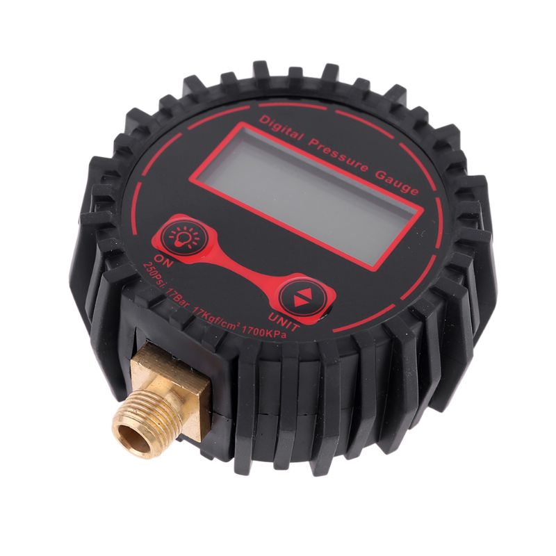 250 psi digital bil lastbil dæk trykmåler køretøj tryk tester monitor  m11*1 tråd med led lys