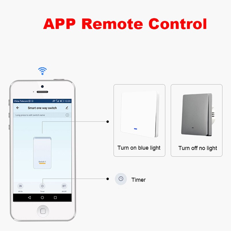 Lonsonho Tuya Zigbee Smart Switch No Neutral EU 220V Magnetic Latching Relay Wireless Light Switches Support Zigbee2Mqtt