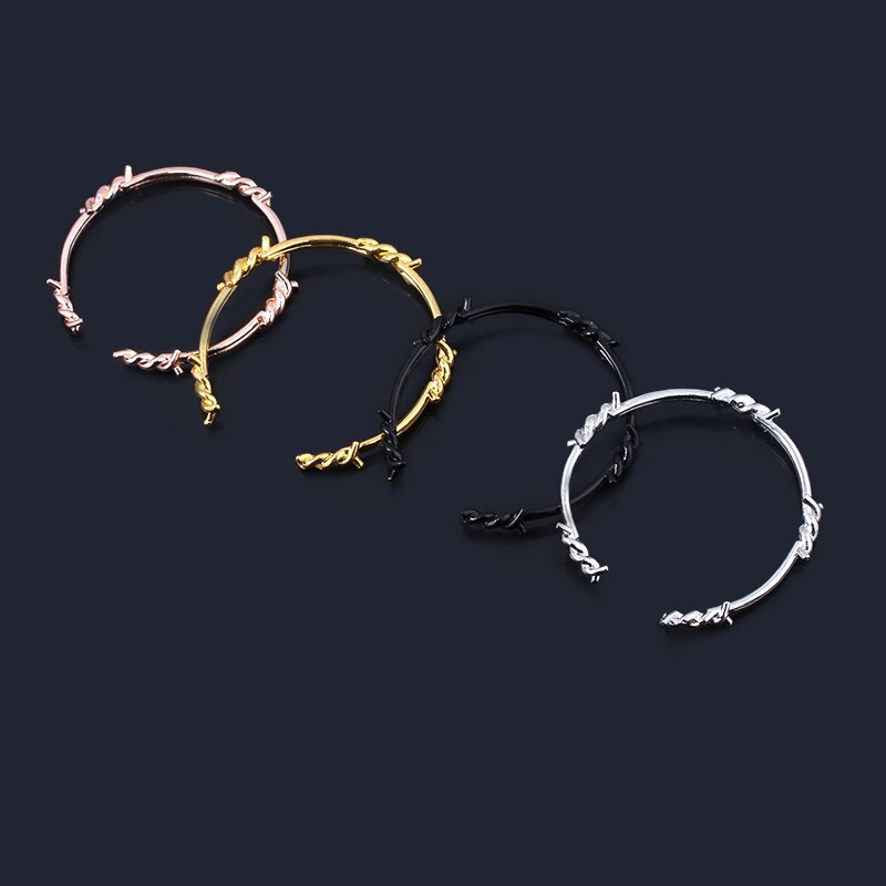 anca salto Dei Monili di Modo Contorto colonna vertebrale Braccialetti Dei Braccialetti punk Streetwear Fiamma Braccialetto per Le Donne Degli Uomini Dei Monili