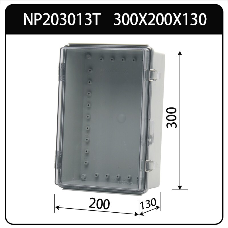 Products Flame Retardant Waterproof Junction Box,IP65 Waterproof Electrical Box,Transparent Waterproof Distribution Box: NP203013T