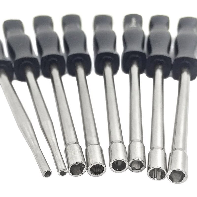 8 Pcs Carburetor Adjustment Tool Kit with 10 Oil Bubbles and Bag for Common 2 Cycle Carb Small Engine