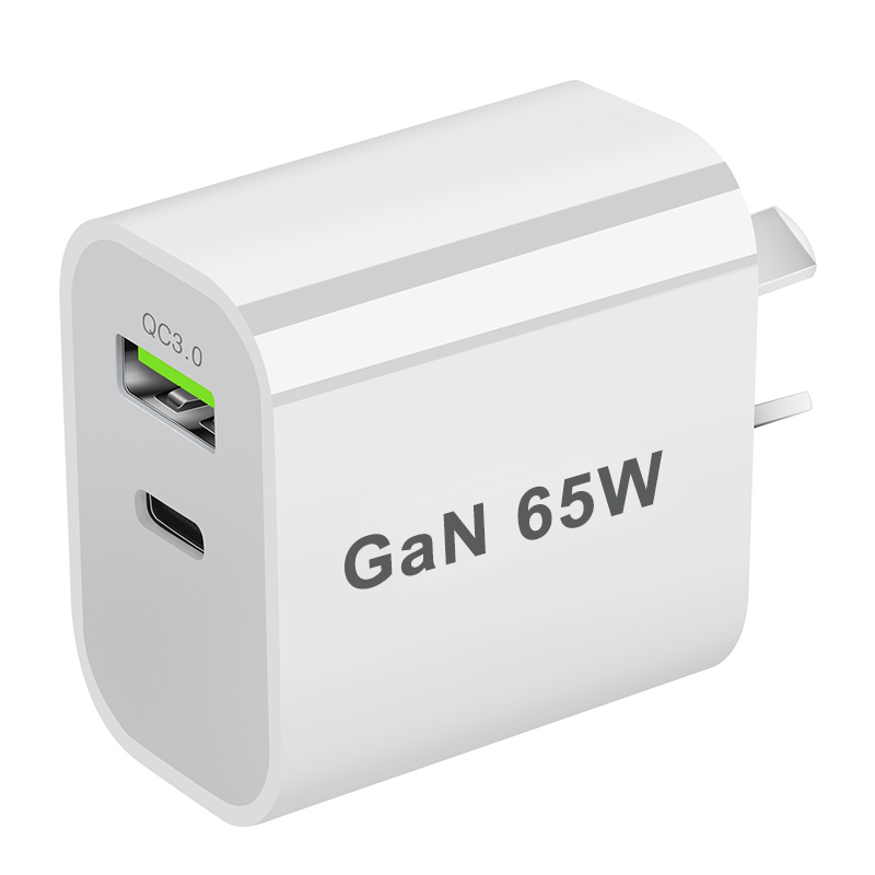 QC3.0/PD caricabatterie rapido 20W caricatore a doppia porta per AU/EU/UK/US Plug caricabatterie rapido per telefono cellulare USB/type-c per iphone cavo C2C/C2L
