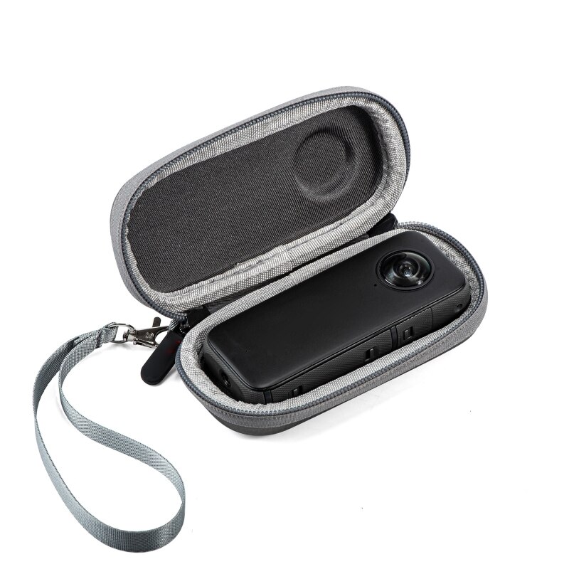 Aufbewahrungstasche, tragbare tragetasche, stoßfester organizer mit sicherheitsband für insta 360 und one x /x2 action-kameras