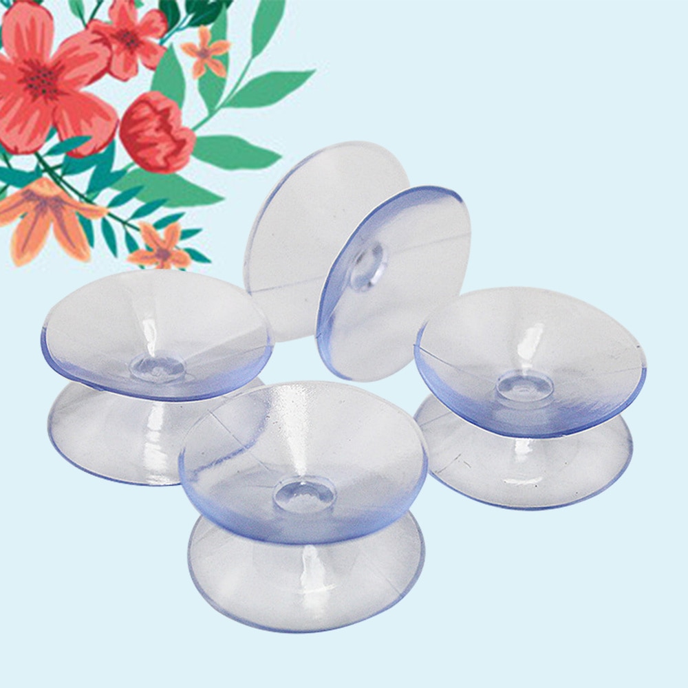 12 stuks 10 x transparante dubbelzijdige zuignappen 20mm rubber voor glazen siliconen zuignappen zonder haken