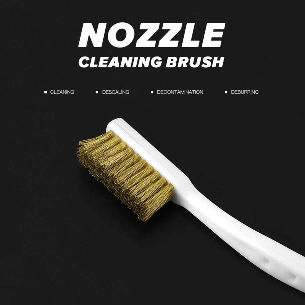 3D Printer Cleaner Tool Copper Wire Toothbrush Copper Brush Handle For Nozzle Block Hotend Cleaning Bed Cleaning Parts
