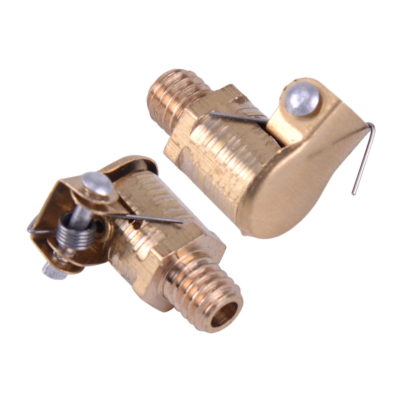 20 stk.  m6 x 1mm metrisk udvendigt gevind messing fedt olie kop oliepind fjeder flip cap port cover til hit miss motor