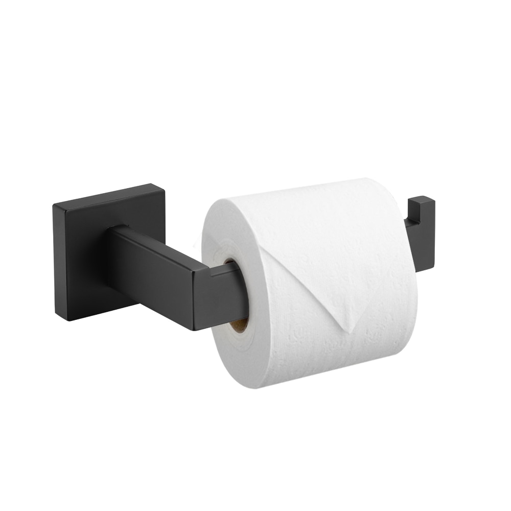 Bathroom Toilet Paper Holder Black Wall Mounted Ba... – Grandado