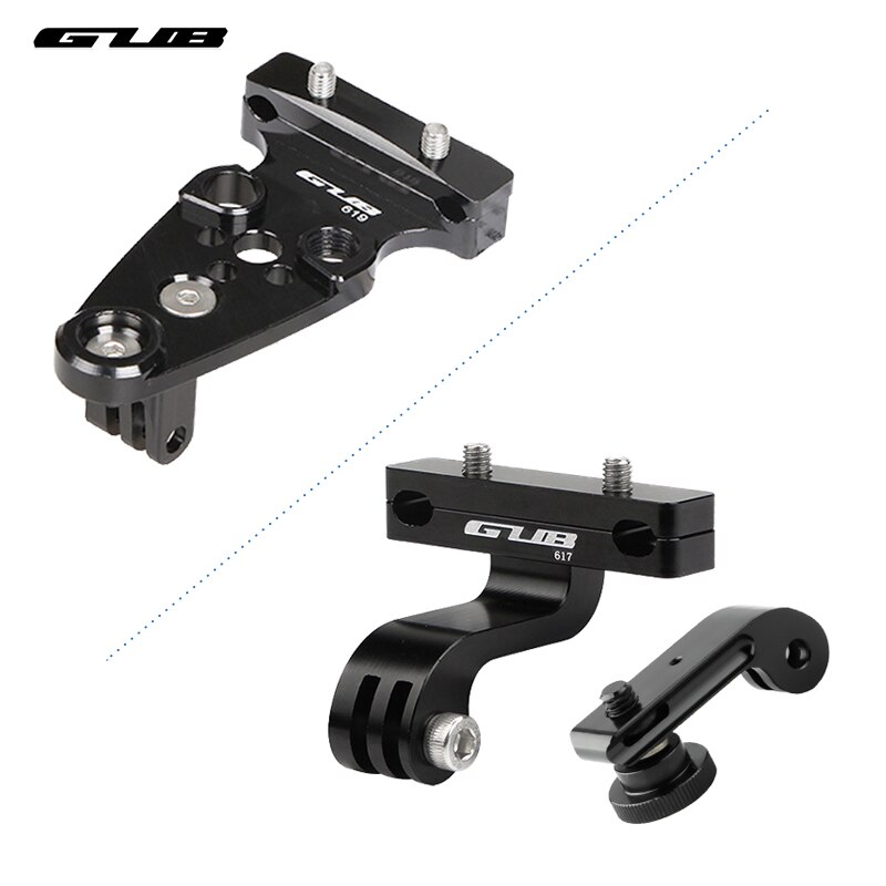 GUB-soporte de montaje en riel para SILLÍN de bicicleta, adaptador de soporte para cámara deportiva, GoPro, anodizado, aleación CNC, 617, 619