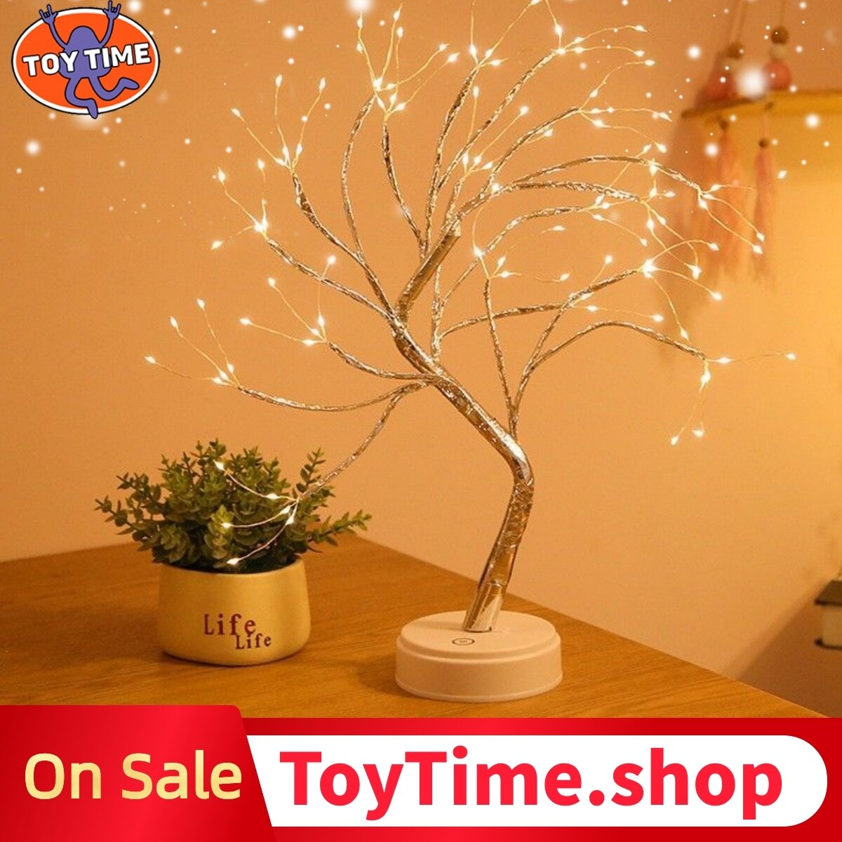 Toytime Populaire Kleur Led Verlichting Boom Parel Lamp Festival Home Decoratieve Lamp Touch Control Sfeer Lamp Bedlampje