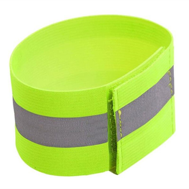 1 Pcs Reflecterende Hoge Zichtbaarheid Elastische Polsbandjes Enkel Pols Arm Running Waarschuwing Fietsen Nacht Waarschuwing Outdoor Sport