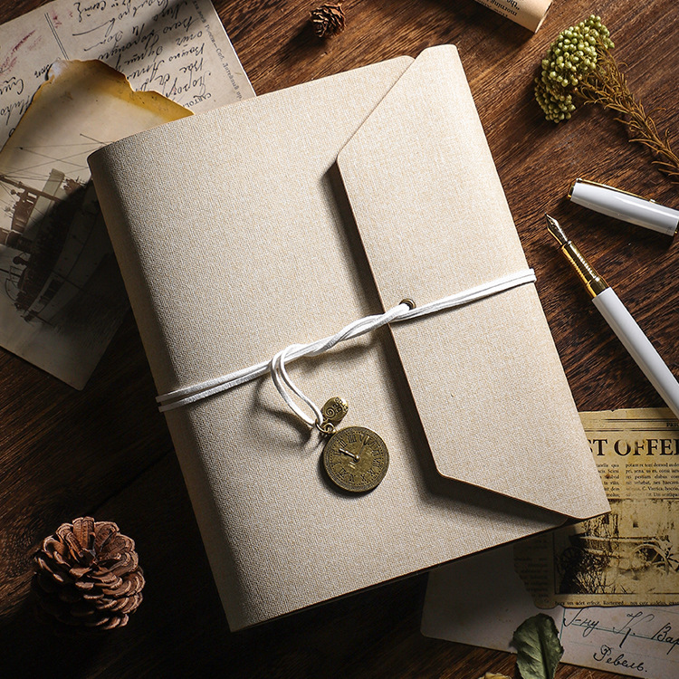 Álbum de fotos DIY, libro de recuerdos de cuero, película de papel Kraft, álbum de fotos conmemorativo, almacenamiento de sobres, álbum autoadhesivo de