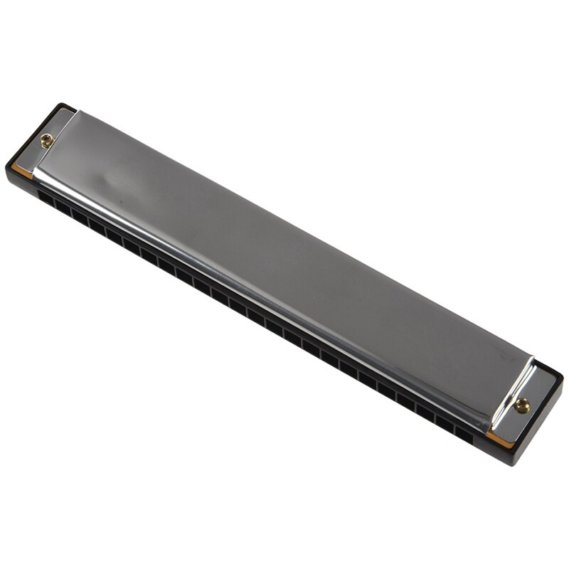 Guitar Fret Crowning File Set with Leveling Files & 24 Hole Harmonica in C