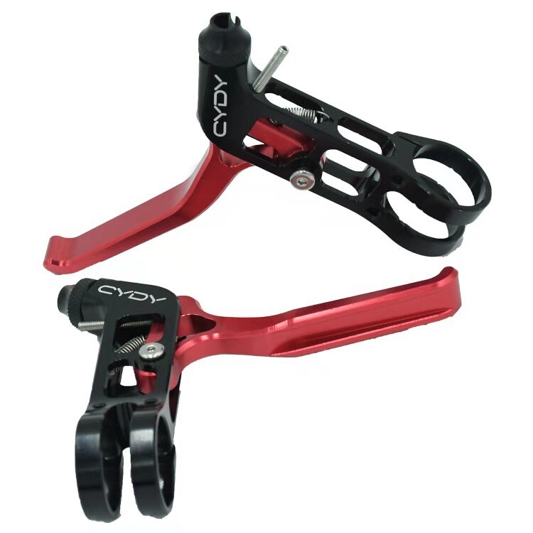 Levier de frein Avid FR5/FR7, manivelle à disque, v-brake avant/arrière, levier de frein CYD YRed noir argent bleu: CYDY red